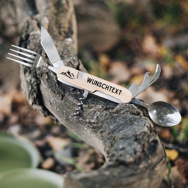 Camping, hiking, camping cutlery, pocket knife, hiking gift, gifts for men, mountains