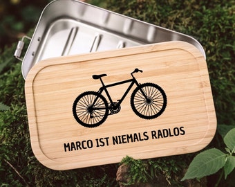 Gifts for men, men's gifts, bicycle gift, lunch box personalized, bicycle, gift husband, Father's Day gift