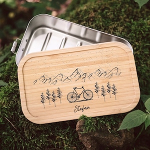 Geschenke für Männer, Fahrrad Geschenk, Brotdose Fahrrad, Vatertag, Lunchbox Mann, Männergeschenke, Fahrrad zdjęcie 1