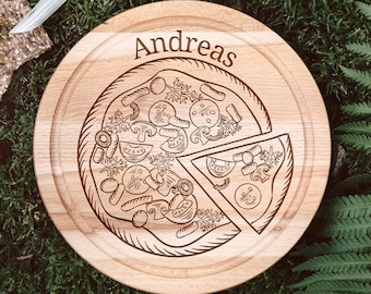 Pizza, Pizzabrett, Pizzateller, Geschenke für Männer, Vatertagsgeschenk, Pizzabrett personalisiert, Ehemann Geschenk, Jahrestag Mann