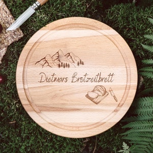 Brotzeitbrett, Frühstücksbrett personalisiert, Holzbrett personalisiert, Geschenke für Männer, Schneidebrett Männer