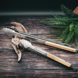 Personalisierte Grillzange, Grillmeister, Geschenk Vatertag Grill, Grillzange personalisiert, Grillen, Grill Zubehör, Grill Accecoires