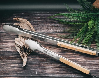 Personalisierte Grillzange, Grillmeister, Geschenk Vatertag Grill, Grillzange personalisiert, Grillen, Grill Zubehör, Grill Accecoires
