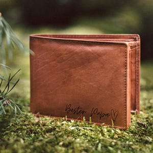 Vatertagsgeschenk, Portemonnaie Herren, Geldbeutel Männer, Geldbörse Männer, Männer Geschenk, Lederportemonnaie