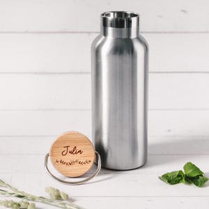 Trinkflasche personalisiert, Trinkflasche Edelstahl, Trinkflasche Zweig, Isolierflasche, Edelstahl Trinkflasche, Wasserflasche