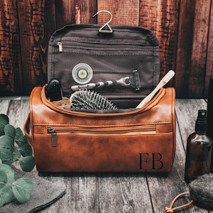 Kulturtasche Männer, Kulturbeutel Leder, Vatertagsgeschenk, Geschenke zum Vatertag, Kulturtasche Herren, Papa Geschenk