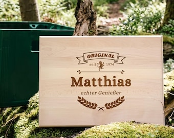Männer Geschenke für Geburtstag, Bierkastensitz personalisiert, Geschenke für Männer, Männergeschenke, Bier, Vatertag Bier, Bierbank