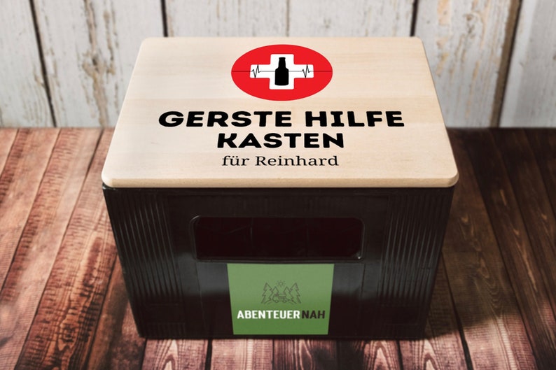 Geschenke für Männer, Bier, Bier Geschenke für Männer, Bierkastensitz, Bierkiste, Herrengeschenke, Mann Geburtstagsgeschenk Bild 1