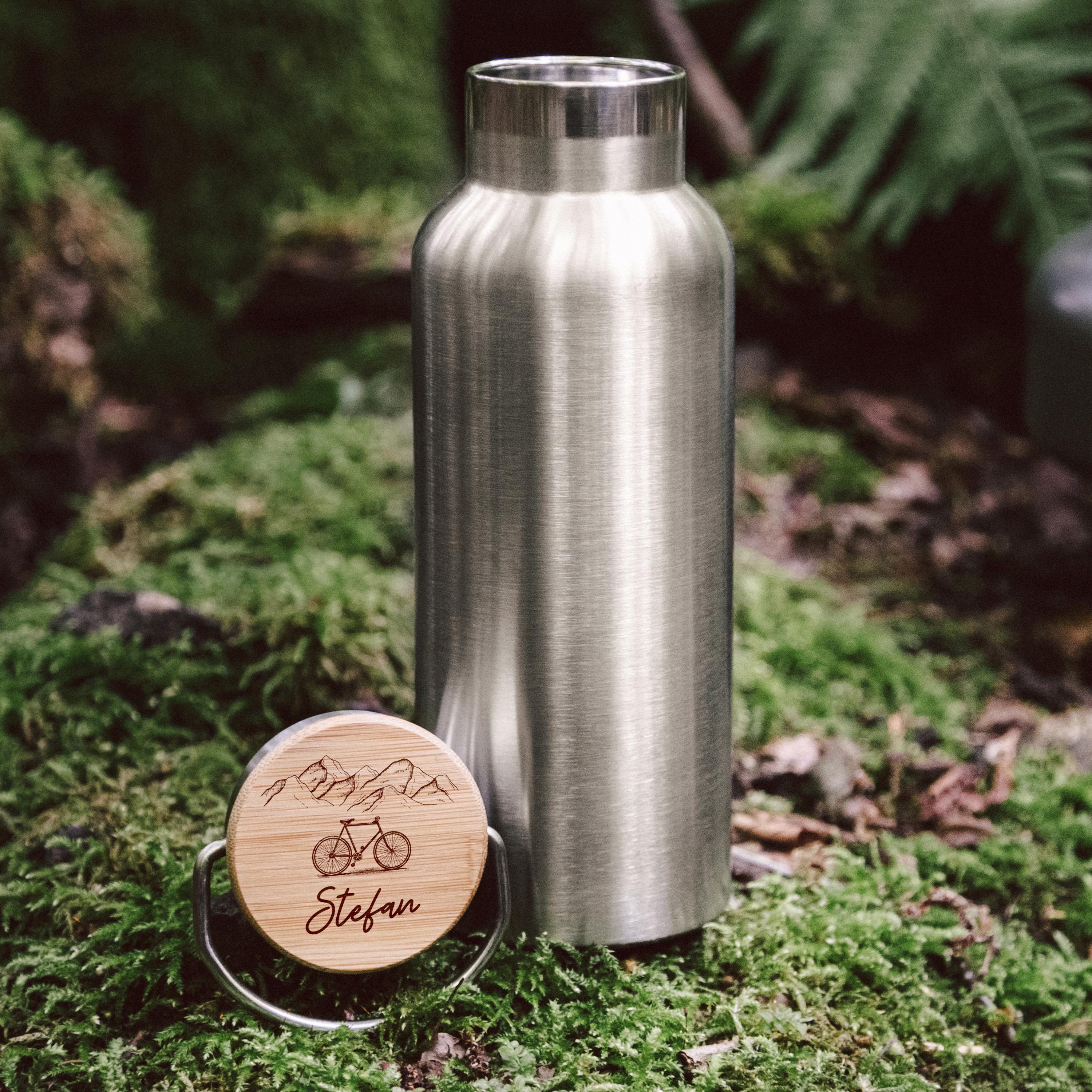 Trinkflasche, Fahrrad Geschenk, Trinkflasche Fahrrad, Fahrradflasche, Wasserflasche, Edelstahl Flasche, Fahrrad Zubehör, Thermoflasche