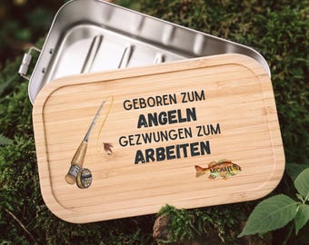 Angeln, Angler, Angeln Geschenk, Geschenke für Angler, Opa Geschenk, Fischer, Lunchbox Fisch, Fischer Geschenk