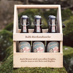 Geschenke für Männer, Bierträger, 60. Geburtstag Mann, Männerhandtasche, Bier, Bier Geschenk, Geburtstagsgeschenk Mann, Vatertag