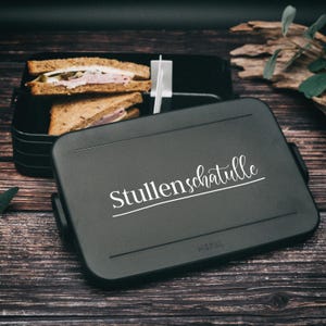 Lunchbox voor mannen, lunchbox voor op het werk, boterhammendoos, Mepal lunchbox zwart, grote lunchbox voor mannen, Mepal lunchbox voor papa