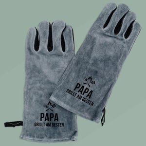 Personalized grilling gloves, Father's Day gift, grilling accessories, grilling, Father's Day, BBQ gift, Dad gift, grilling gloves image 8