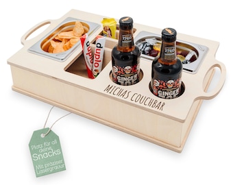 Prezent na Dzień Ojca Kanapa bar Kanapa kamerdyner Kanapa bar Prezenty dla mężczyzn Prezent urodzinowy Mężczyzna Barek z przekąskami Kanapa Taca na sofę