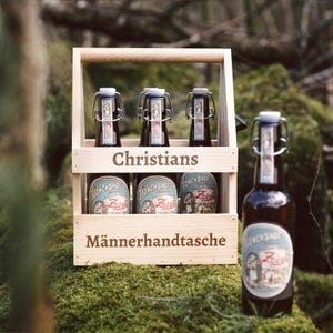 Bierträger, Männerhandtasche Bier, Bier, Biergeschenke, Männergeschenke, 60. Geburtstag Mann, 40. Geburtstag Mann