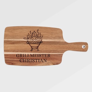 Grill Geschenk, Schneidebrett Männer, Grill, Grillbrett, Grillbesteck, Schneidebrett Grillen, Brett Papa Grillen
