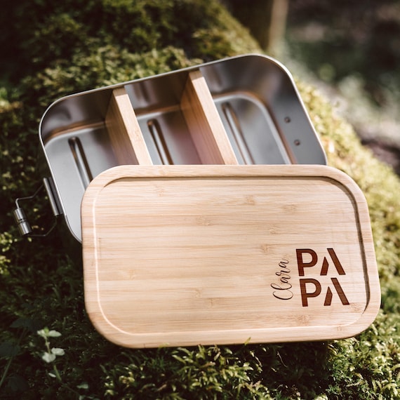 Gravierte Geburtstagskarte Für Papa Vom Sohn – Edelstahl-Karte Mit Spruch, 8,6 X 5,4 Cm, In Blauem Geschenkumschlag