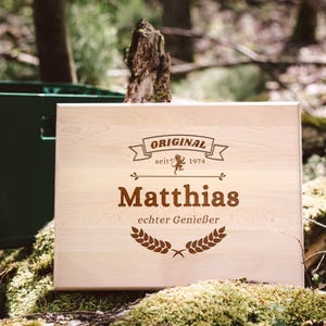 Männer Geschenke für Geburtstag, Bierkastensitz personalisiert, Geschenke für Männer, Männergeschenke, Bier, Vatertag Bier, Bierbank