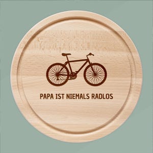 Vatertag, Vatertagsgeschenk, Papa Fahrrad, Papa Geschenk, Geschenke für Väter, Erster Vatertag, Holzbrett personalisiert