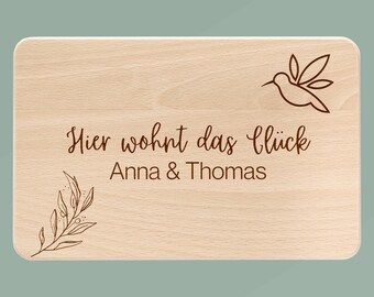 Frühstücksbrett personalisiert, Hochzeitsgeschenk, Holzbrett Tante, Brett, Brettchen personalisiert, Holzbrett personalisiert