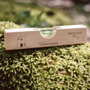 Hochzeitsgeschenk, Hochzeit, Haussegen, Einzugsgeschenk, Richtfest Geschenk, Wasserwaage Haussegen, Einweihungsgeschenk Haus