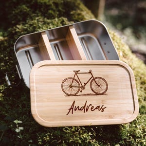 Fahrrad Geschenk, Brotdose Fahrrad, Mountainbike, Lunchbox Fahrrad, Männer Geschenke, Fahrradzubehör