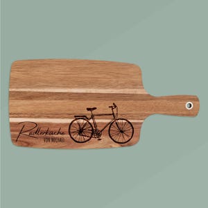 Rennrad Geschenk, Fahrrad Geschenk, Schneidbrett Fahrrad, Servierbrett Fahrrad, Fahrrad Wohnung, Bruder Geschenk