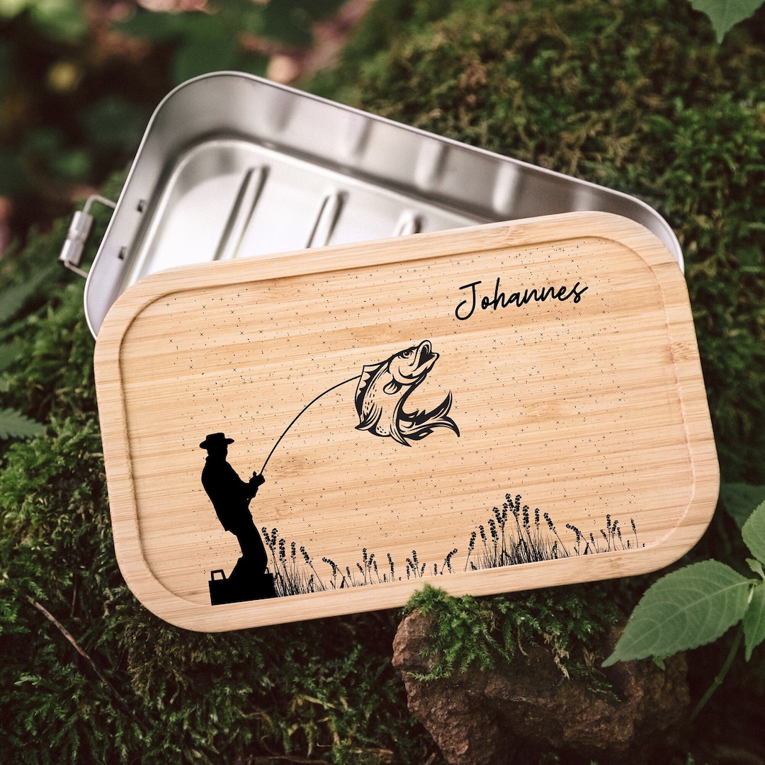 Angler Geschenk, Fischen, Rentner Geschenk, Angeln, Geschenk Mann, Geschenk Angler, Brotdose