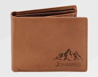 Geldbeutel Mann, Portemonnaie Herren, Brieftasche Leder Herren, Personalisierter Geldbeutel, Männer Geschenk, Brieftasche mit Gravur
