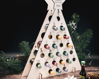 Adventskalender Schnapsbaum, Adventskalender personalisiert, Adventskalender selbstbefüllen, Weihnachtskalender, Weihnachtskalender Männer