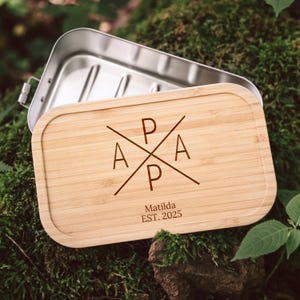 Brotdose Papa, Vatertagsgeschenk, Geschenk für Papa, Papa Brotdose, Männergeschenke, Papa personalisiert, Geschenke für Männer