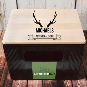 Advent calendar men, Advent calendar, beer crate seat, Advent calendar man, Christmas gift men, beer advent calendar