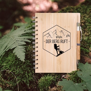 Hiking diary, personalized notebook, gifts for men, men&#39;s gift, hiking gift