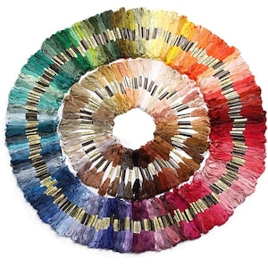 Large Order 101+ Skeins Total CXC Individual - Colour Codes: B5200, Ecru and Blanc 150-3866