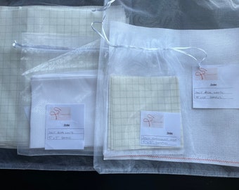 Zweigart Fabric Samples in 5" x 5"