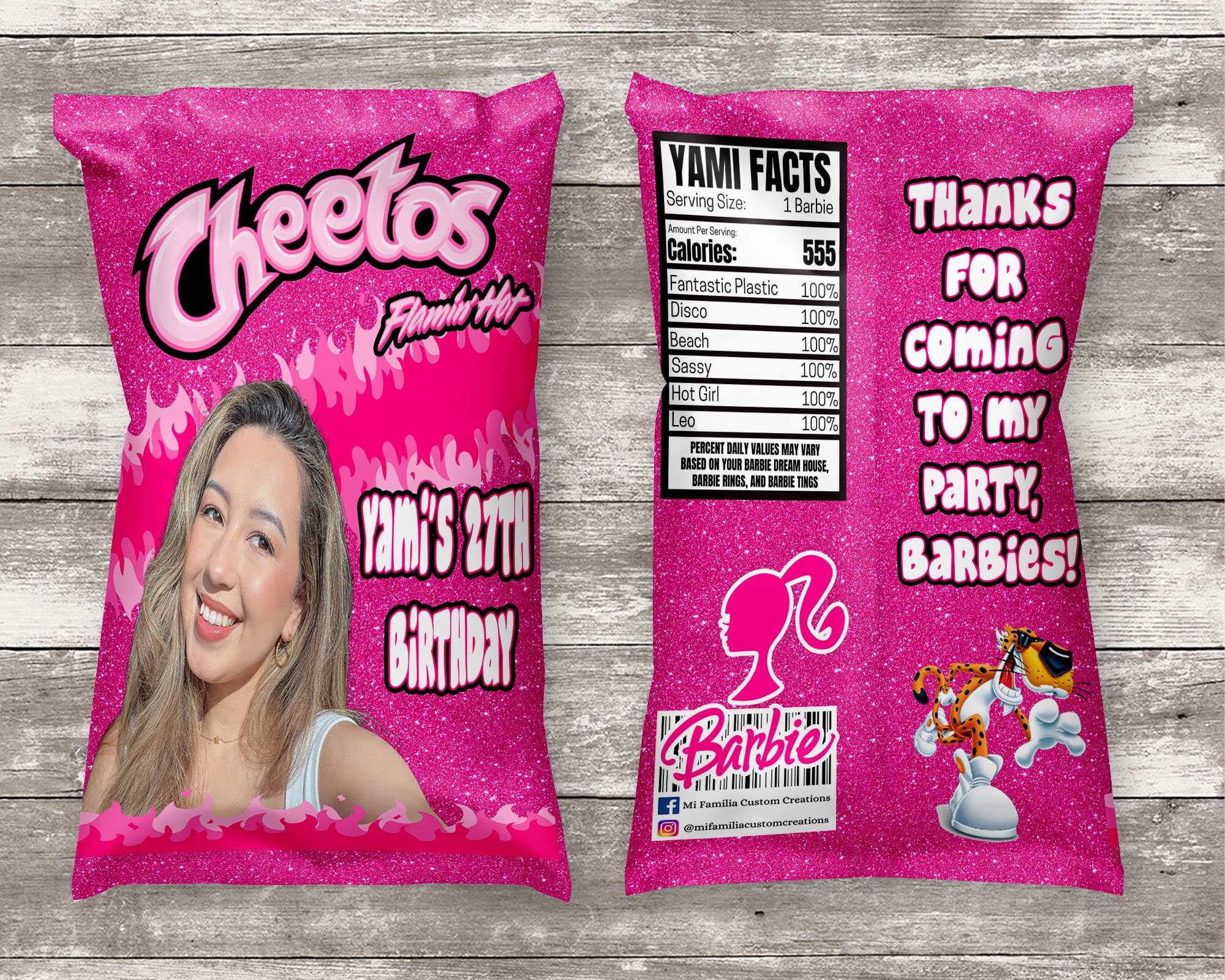 Barbie cheetos hotsell