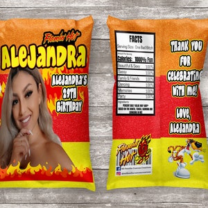 Custom Cheetos Chip Bag, Flamin Hot Party Favor, Cheetos Treat Bags, Bachelorette Party, Personalized Chip Bags, Adult Favor