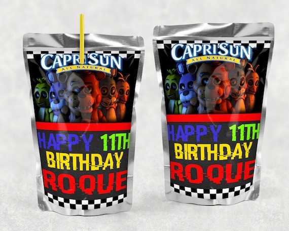 12 FNAF (5) FIVE NIGHTS AT FREDDY candy cups for birthday party favors bags