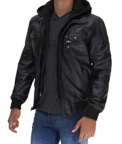 Leather Jacket Hood - Etsy