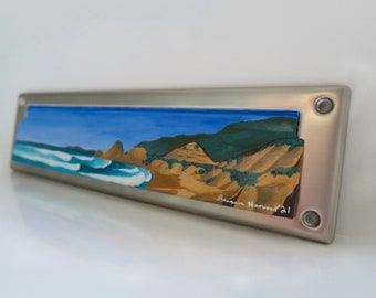 Beach Mail Slot, Hand Painted Mail Slot, Housewarming Gift