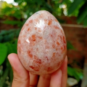 Buy 60 MM Natural SunStone Egg For Metaphysical Crystal Healing Energy | Meditation |