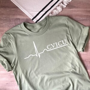 Sinus CVICU T-shirt | Critical Care Tech | RN Gift | Cardiovascular Intensive Care Unit | Unise Shirt | Registered Nurse