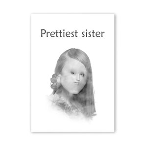 Custom Caricature Ugly Portrait from Photo, Birthday Funny Gift