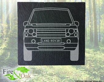 Personalised Land Rover Discovery 1994 - 1998 Style Slate Coaster