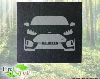 Personalised Ford Focus RS Slate Coaster