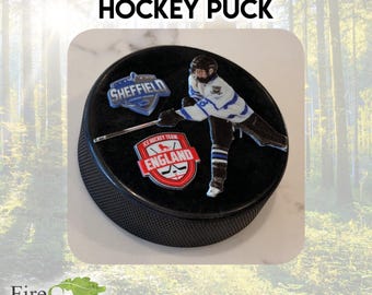 Photo Hockey Puck - Image, Text or Design