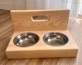 Double feeder for dogs, dog bowls, pet bowls, pet feeder, pet feeding station