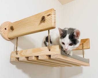 Cat shelf, floating cat hammock, wall cat hammock, cat bed wall, wall mounted cat bed, cat shelf bed, cat bed floating, wall cat perch