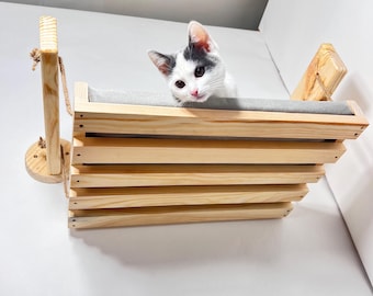 Cat wall furniture, cat supplies, wall mount cat bed, wall mount cat furniture, cat perches, cat bed, cat furniture wall, cat wall set