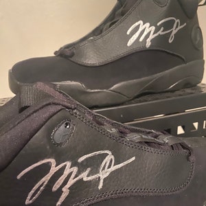 Michael Jordan autographed pair of Nike shoes -with certificate of authenticity